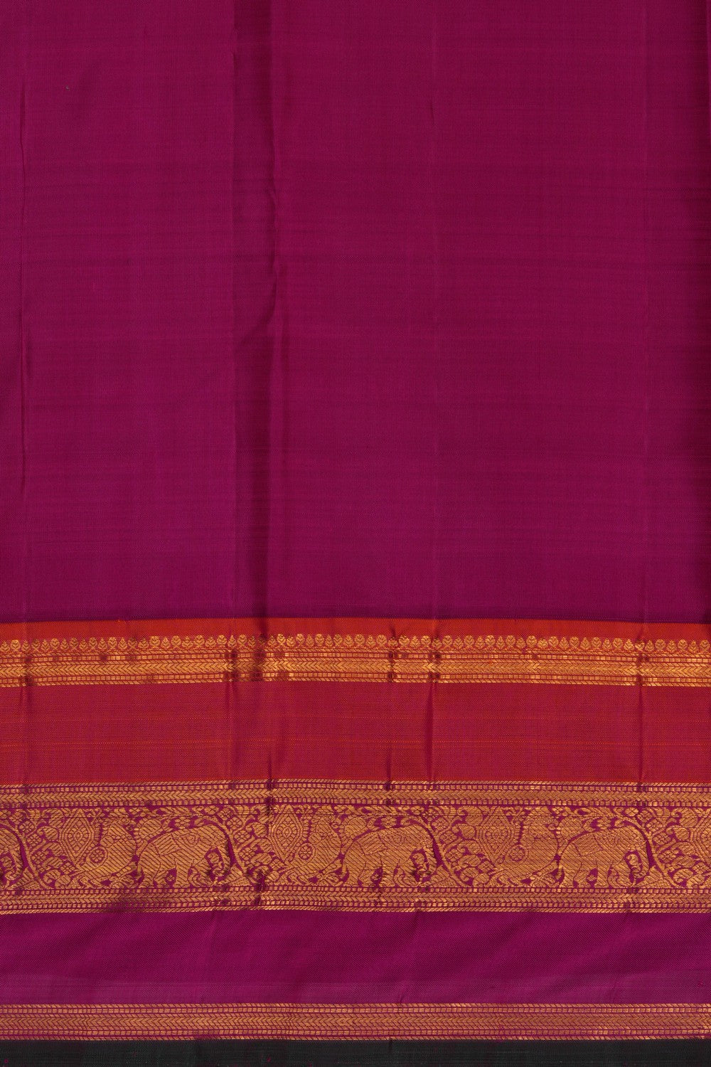 Arani Silk Off-White Saree