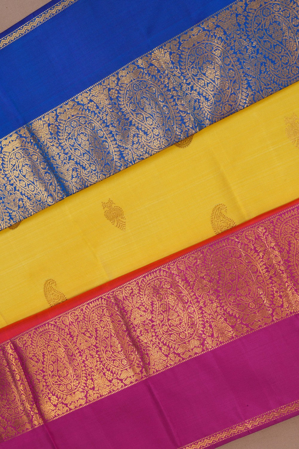 Arani Silk Yellow Saree