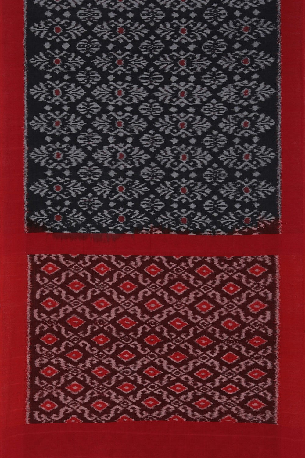 Pochampally Ikat Black Saree