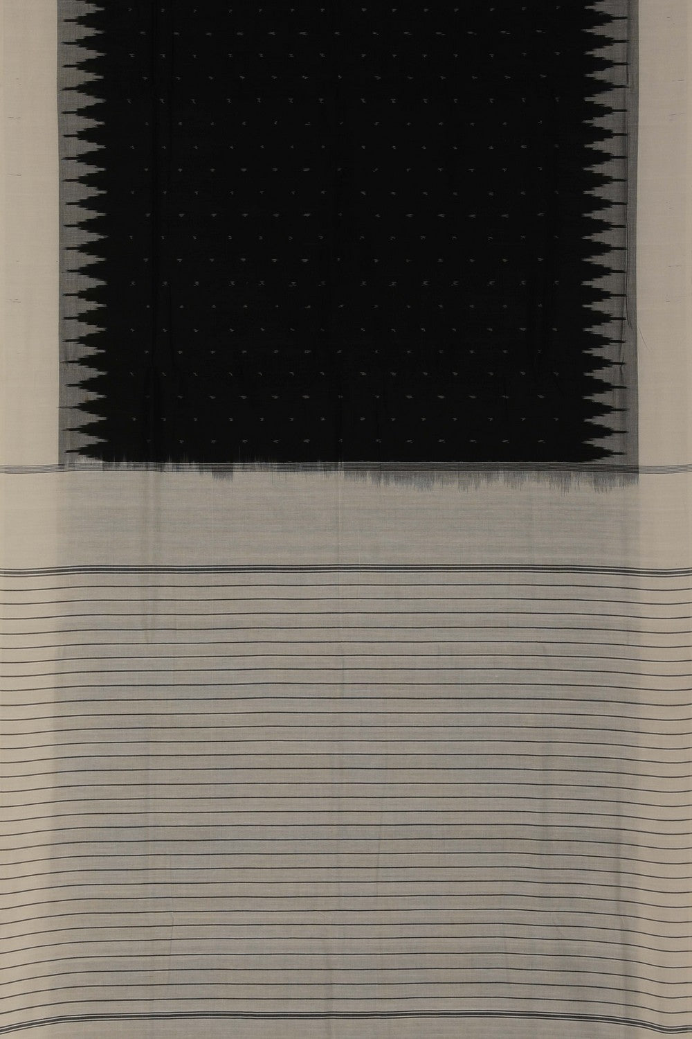 Pochampally Ikat Black Saree