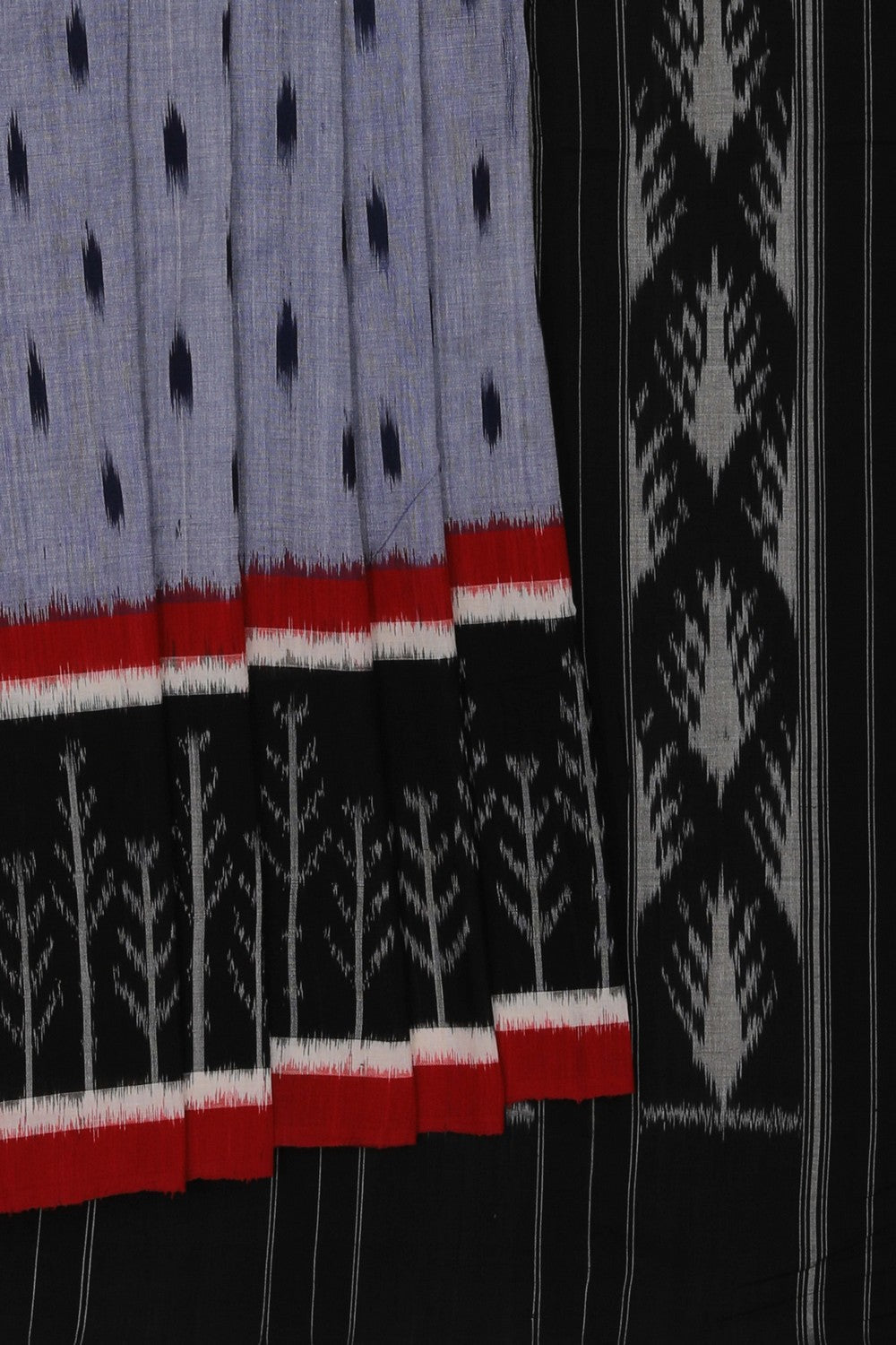 Image of Pochampally Ikat Purple Saree