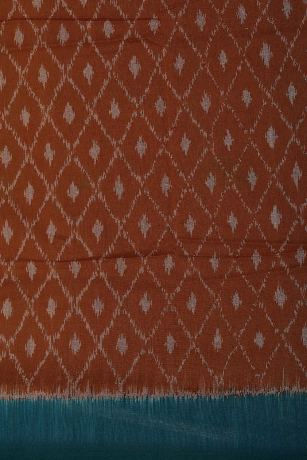 Pochampally Ikat Brown Saree