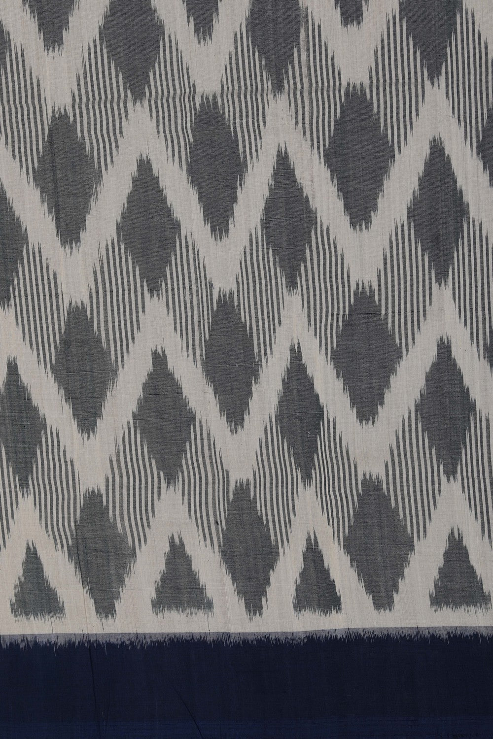 Pochampally Ikat Off White Saree