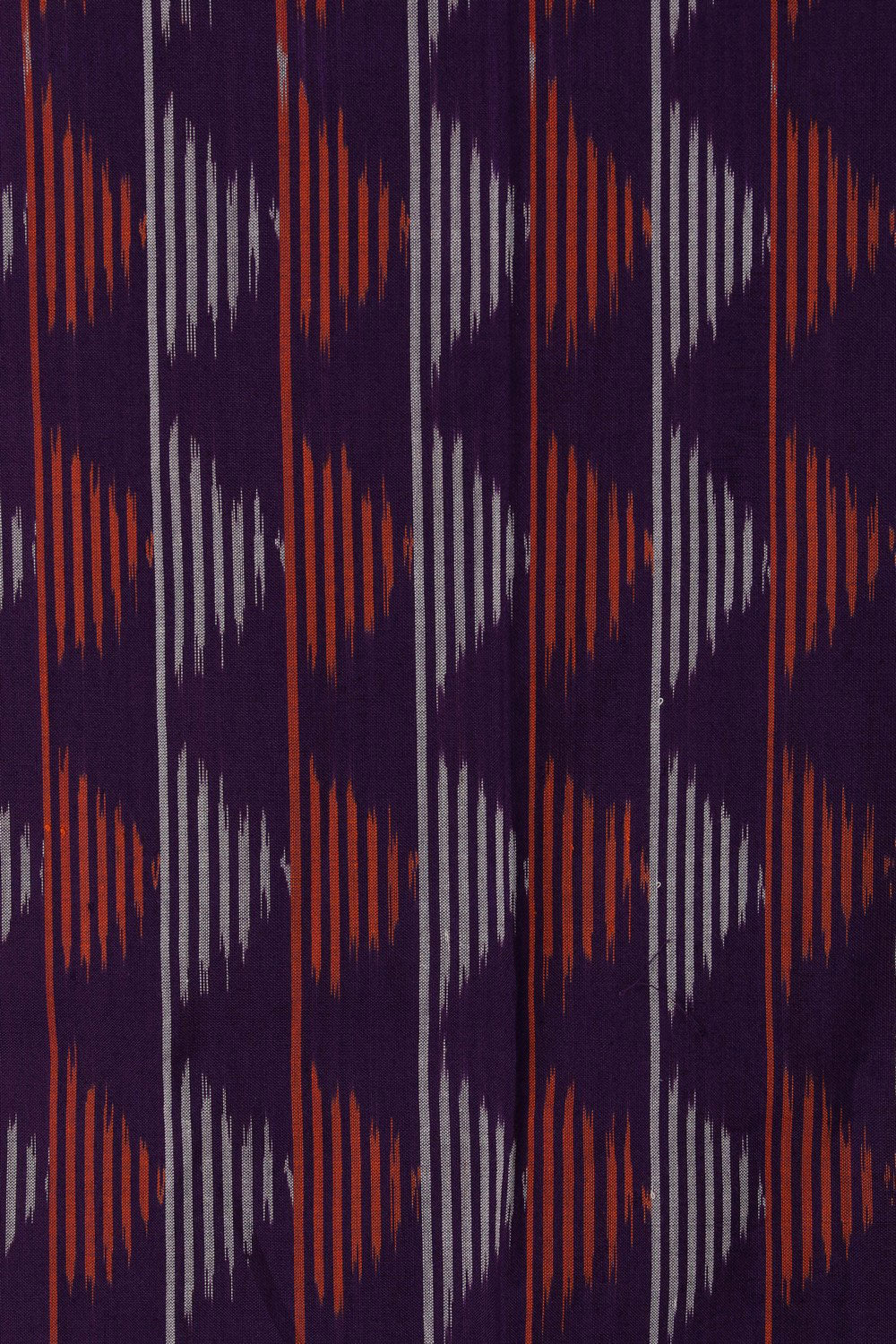 Image of Pochampally Ikat Purple Saree