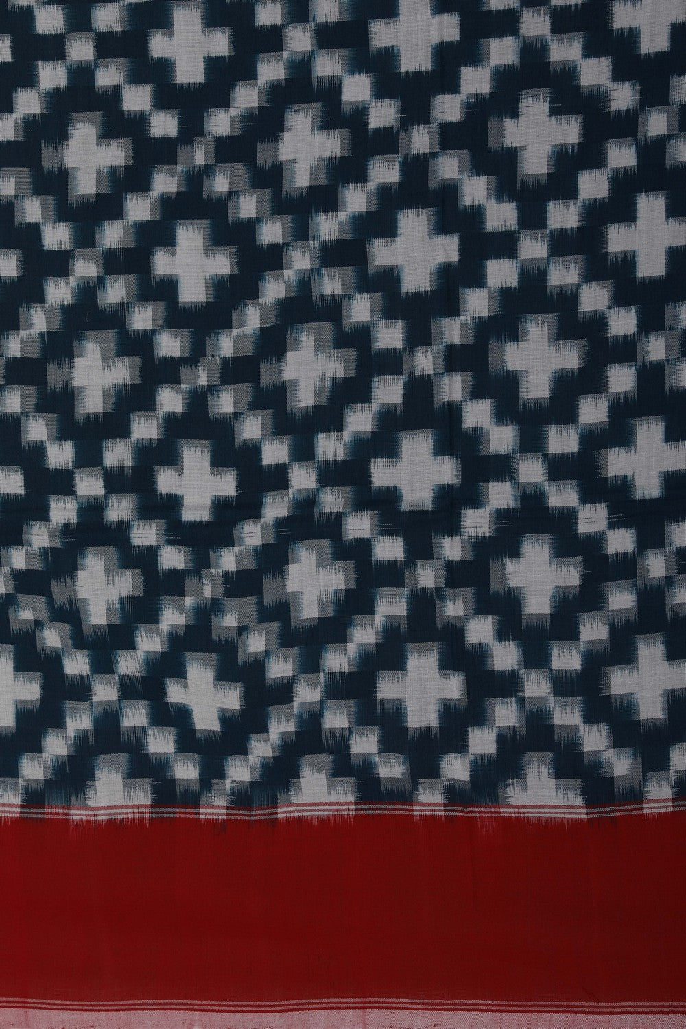 Image of Pochampally Ikat Blue Saree