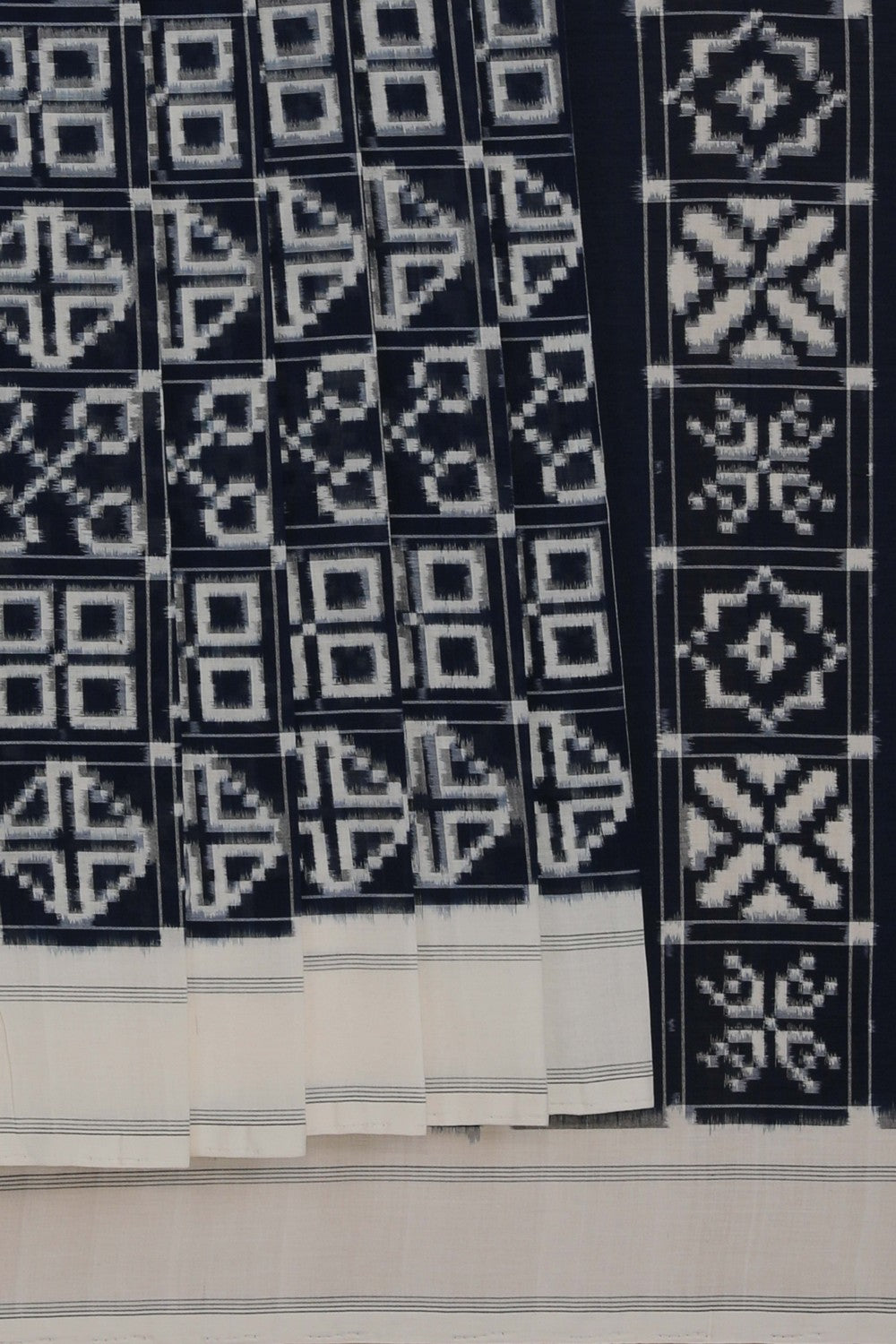 Pochampally Ikat Black Saree