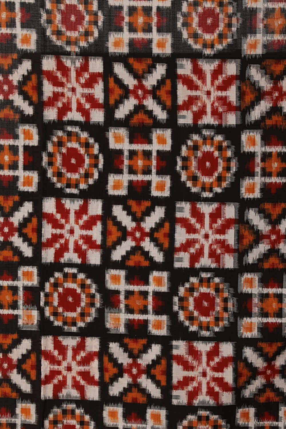 Image of Pochampally Ikat Black Saree