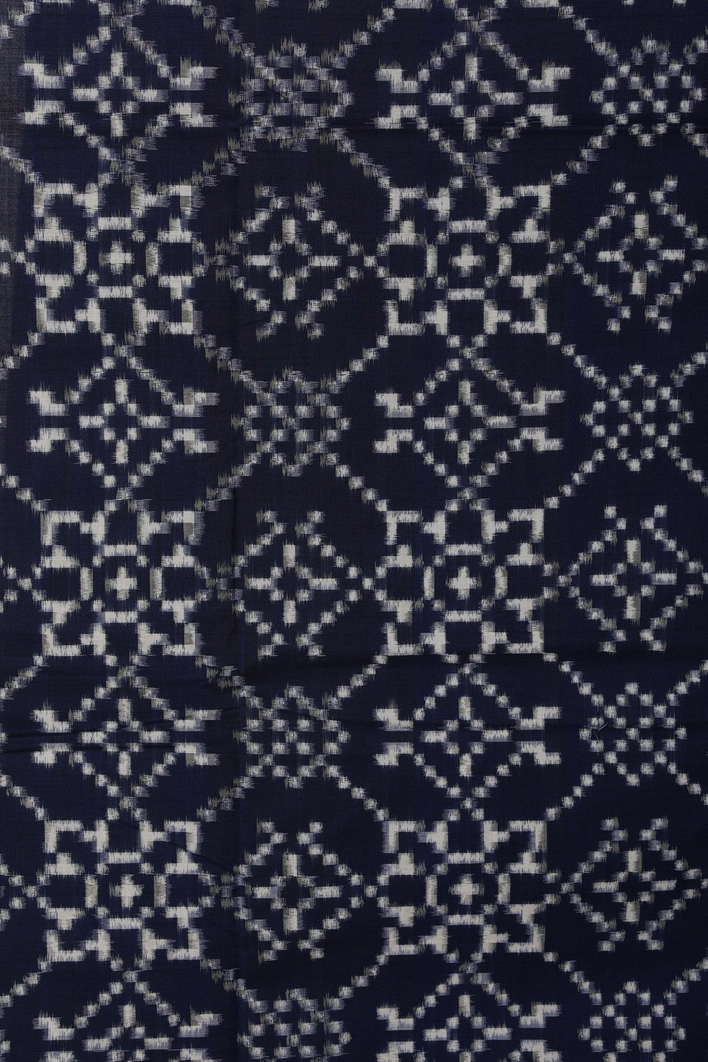 Pochampally Ikat Navy Blue Saree