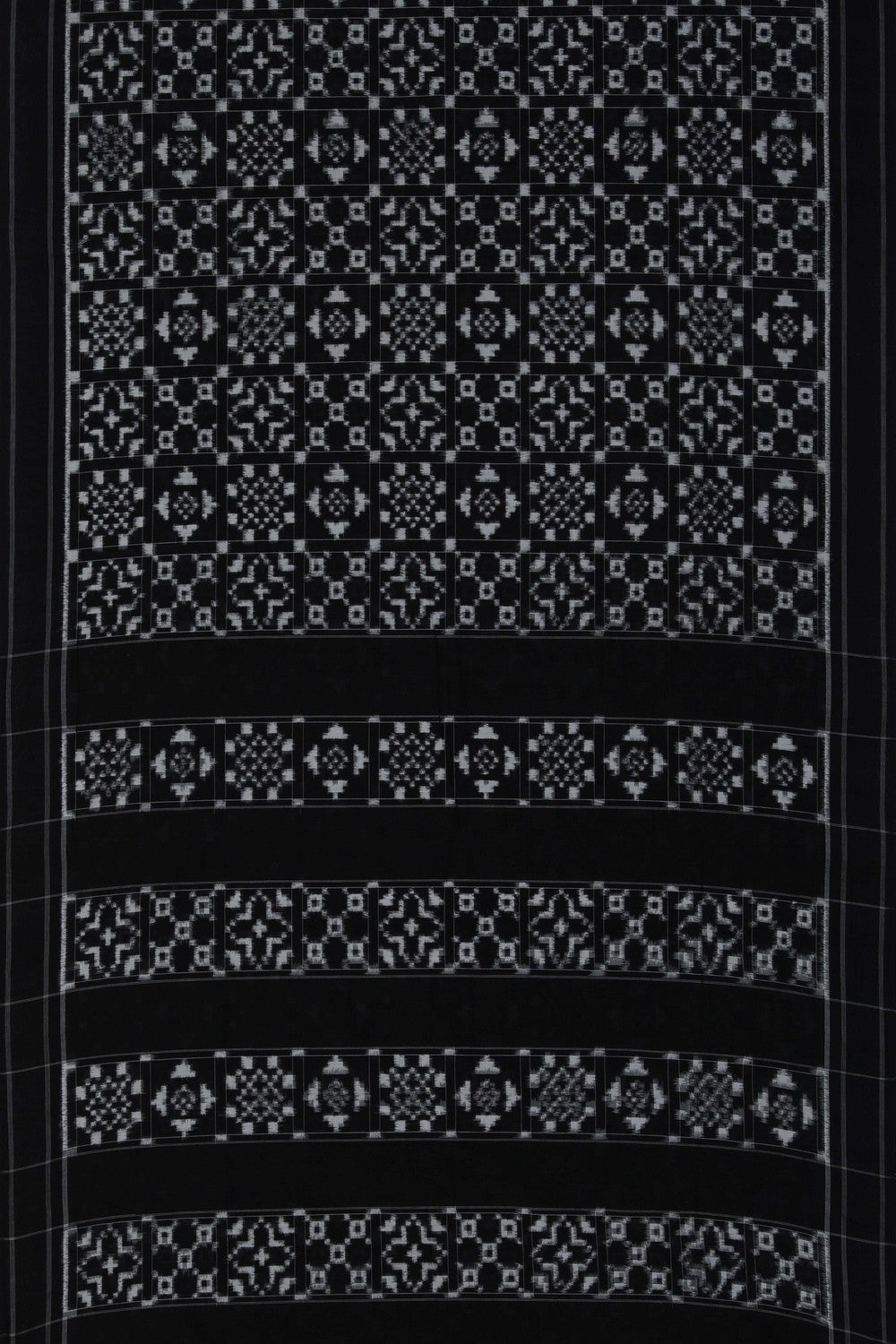 Pochampally Ikat Black Saree