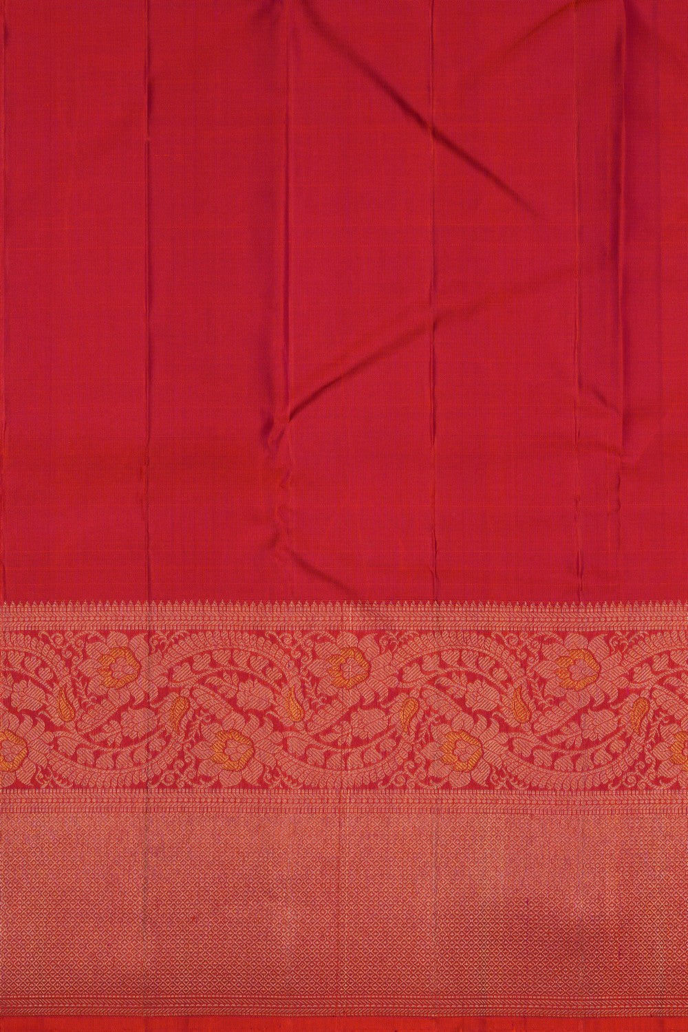 Arani Silk Fuchsia Pink Saree