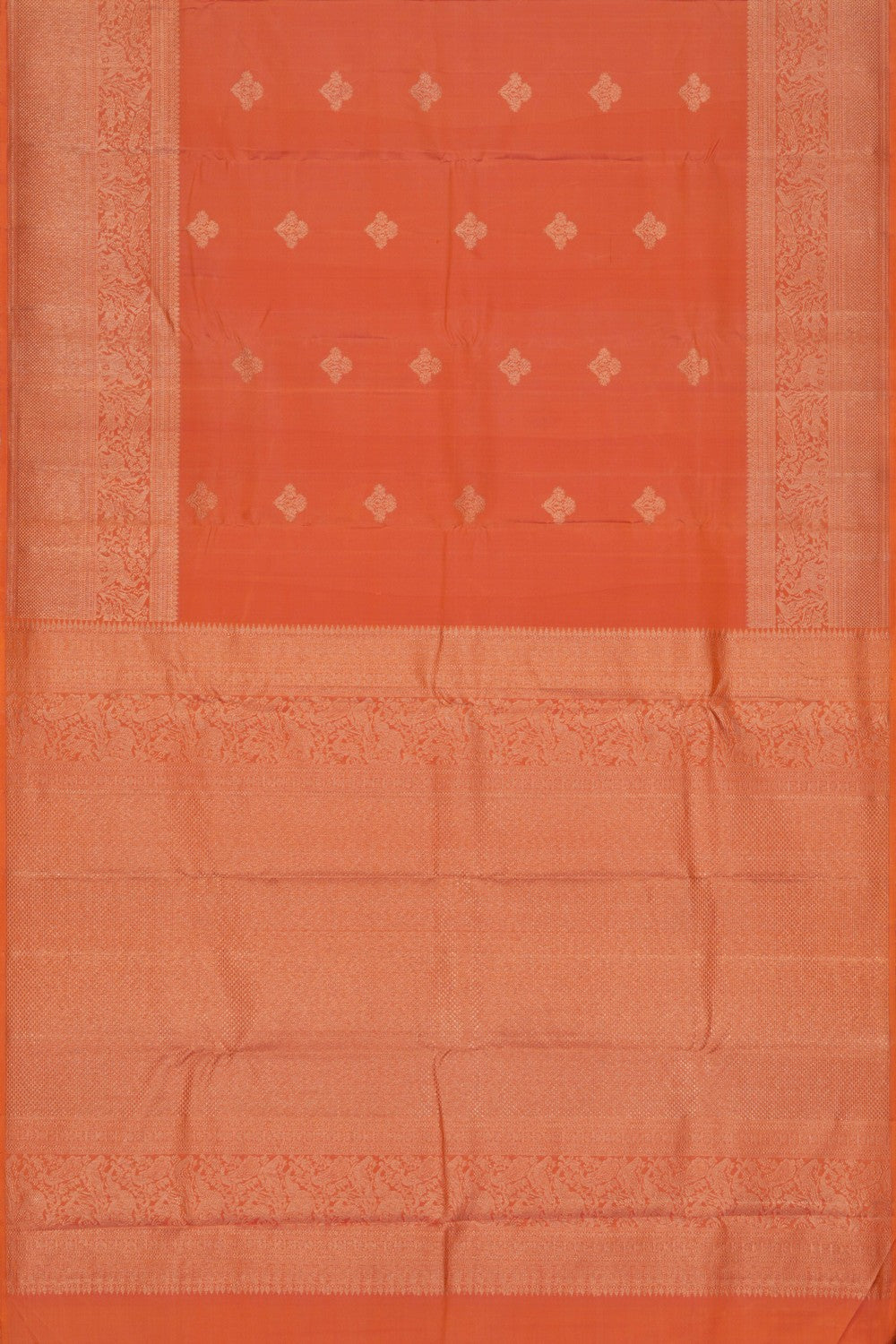 Image of Arani Silk Peach Saree