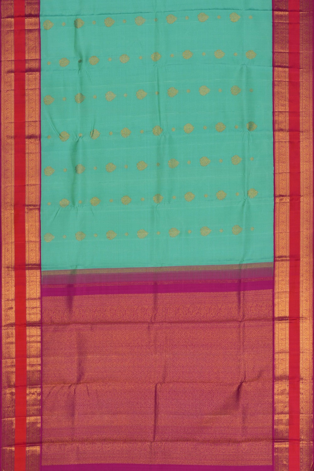 Arani Silk Sea Green Saree