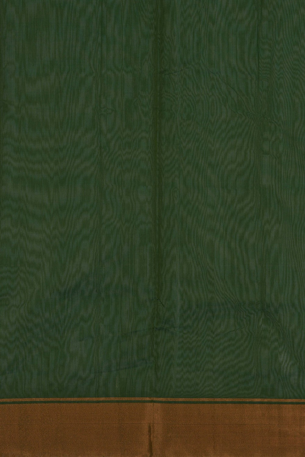 Image of Chanderi Silk Forest Green Saree