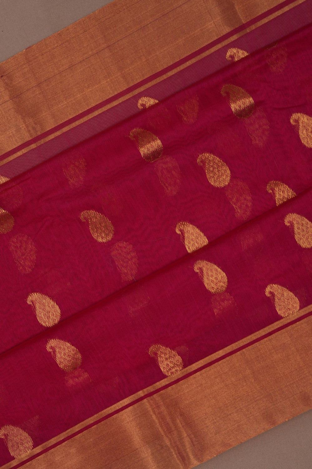 Chanderi Silk Pink Saree