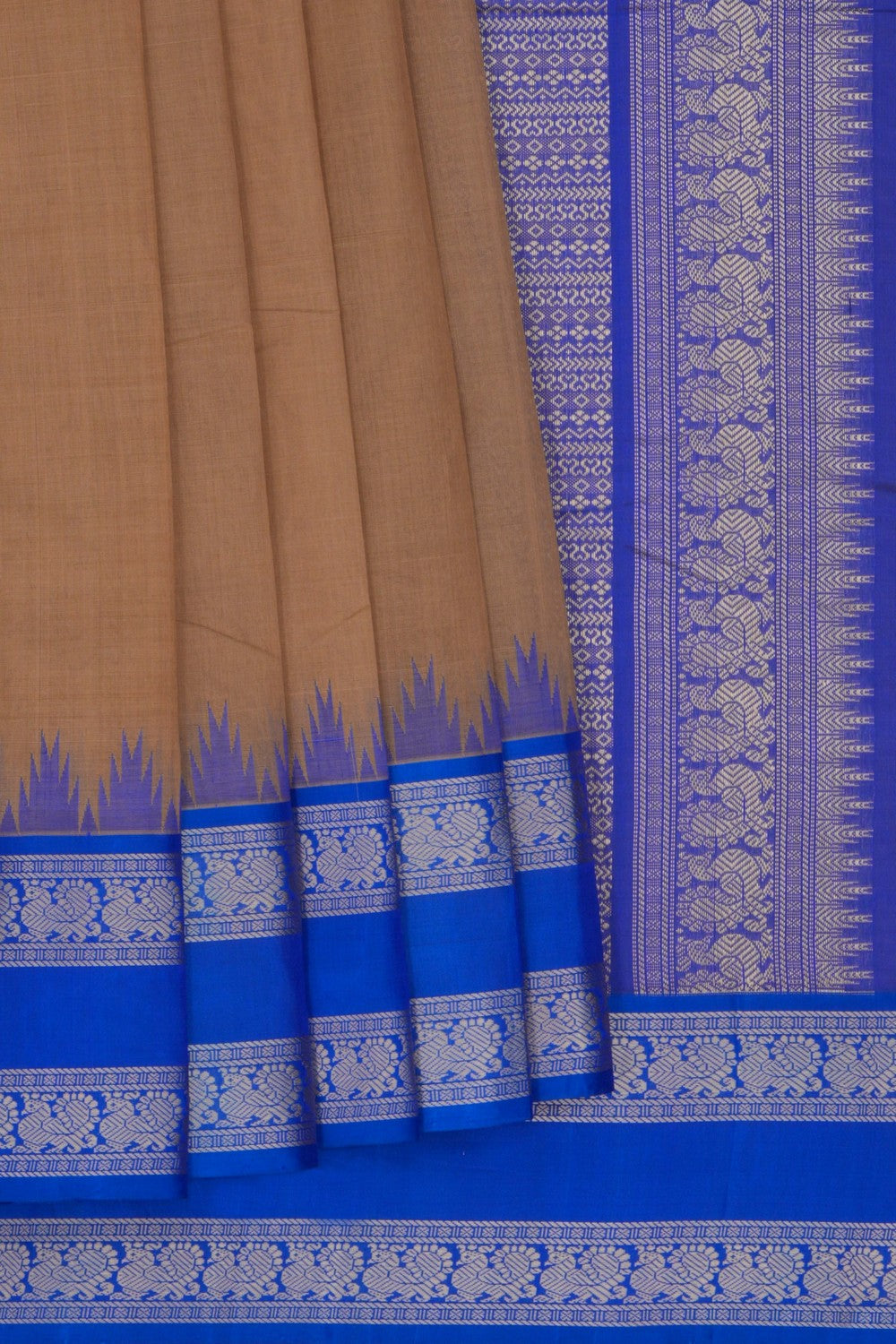 Kanchi Cotton Grey Saree