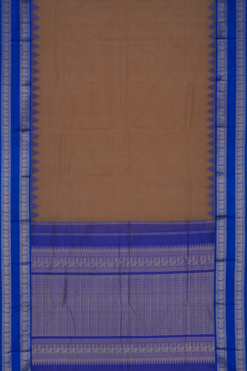 Kanchi Cotton Grey Saree