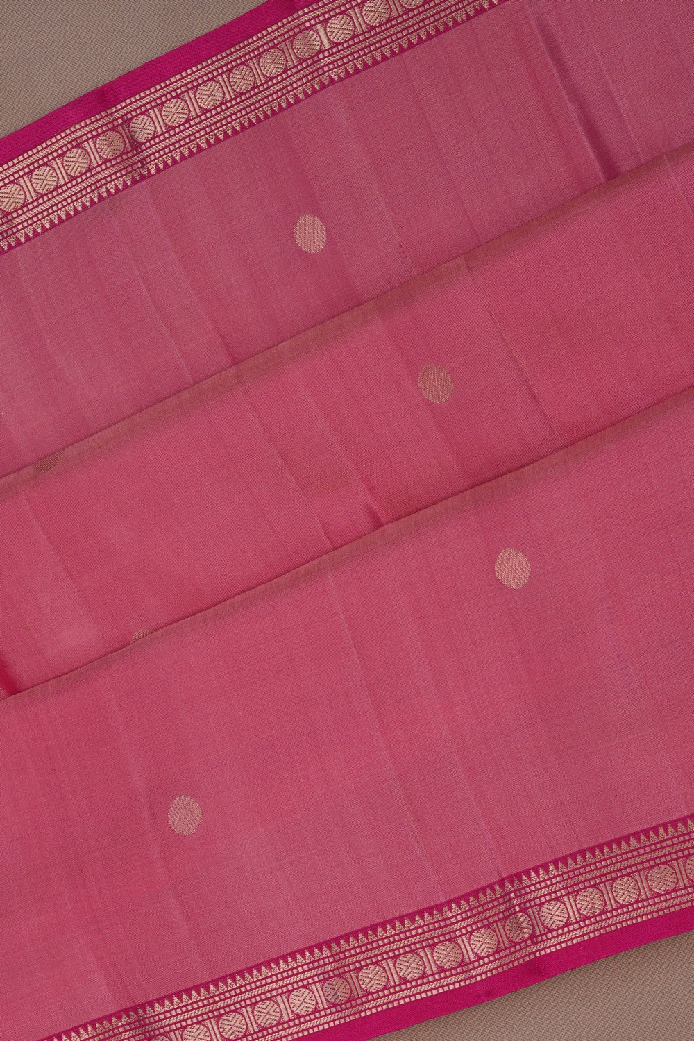 Image of Kanchipuram Pink Saree