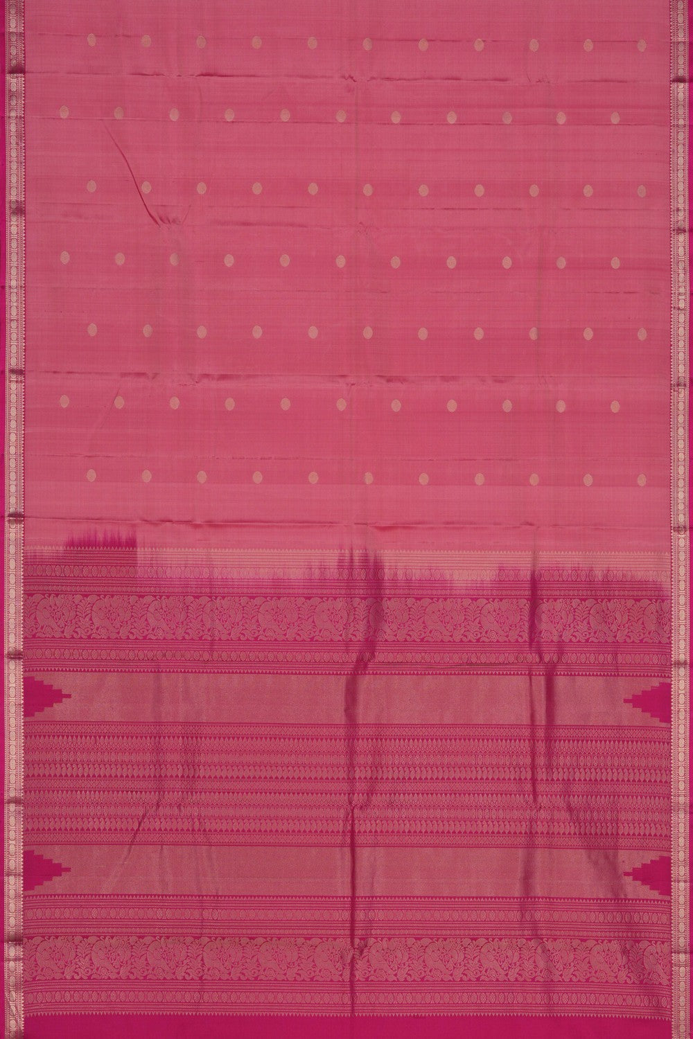 Image of Kanchipuram Pink Saree