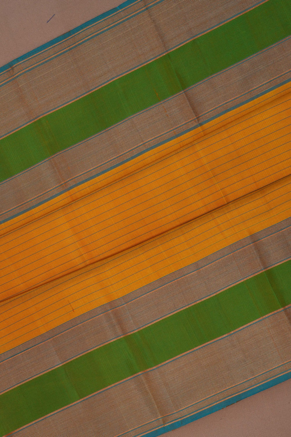 Image of Kanchipuram Yellow Saree