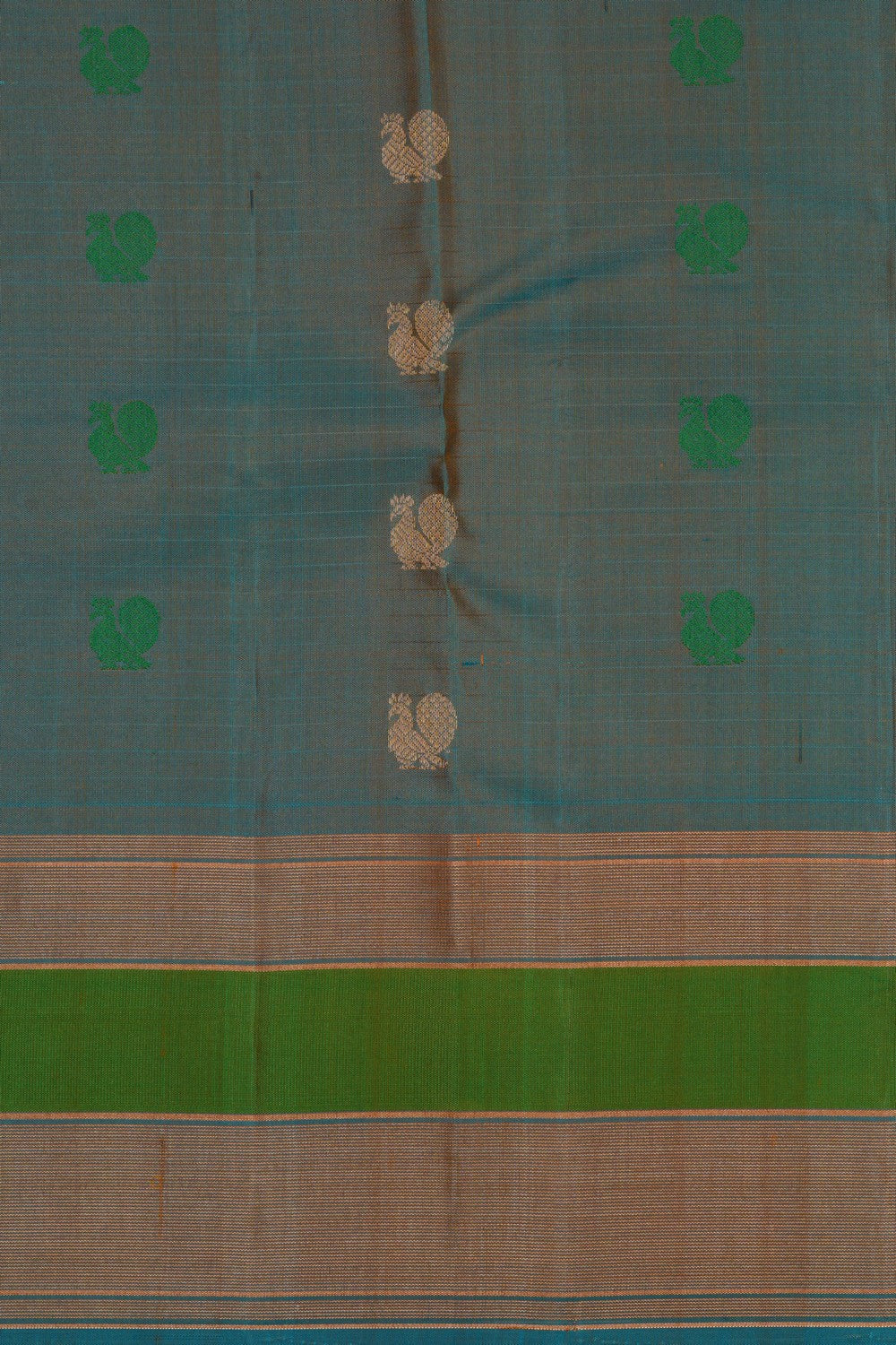 Image of Kanchipuram Yellow Saree