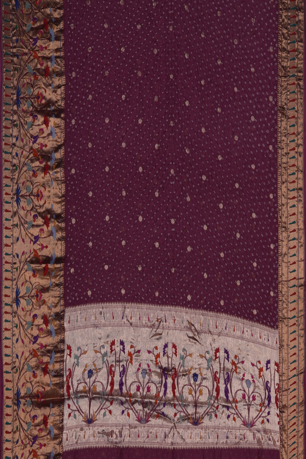 Image of A Fusion Kota Bandhani Saree