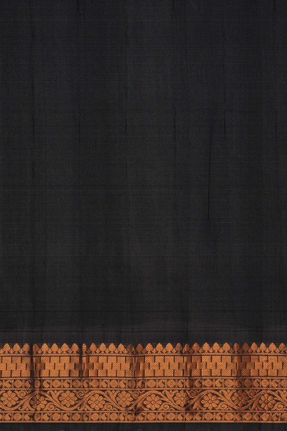 Image of Gadwal Kattam Peach Saree