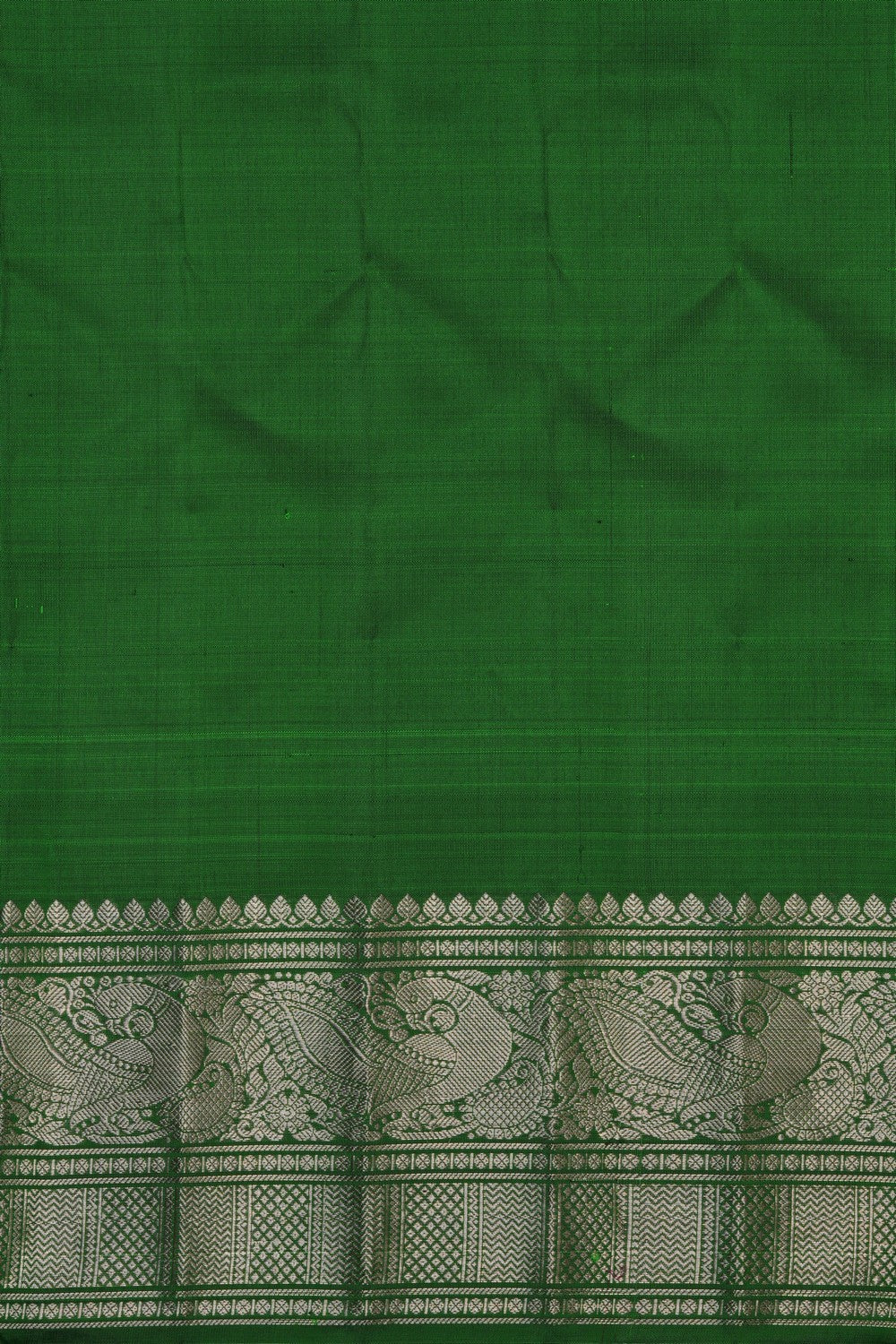 Gadwal Kattam Orange Saree