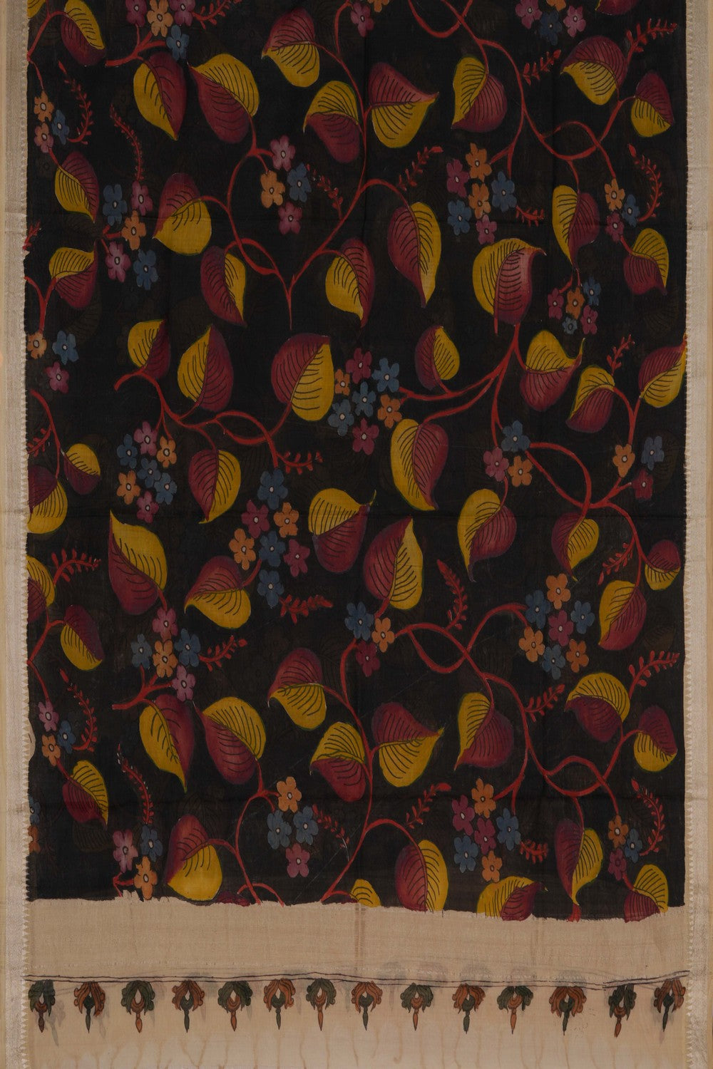 Image of Mangalgiri Kalamkari Dupatta