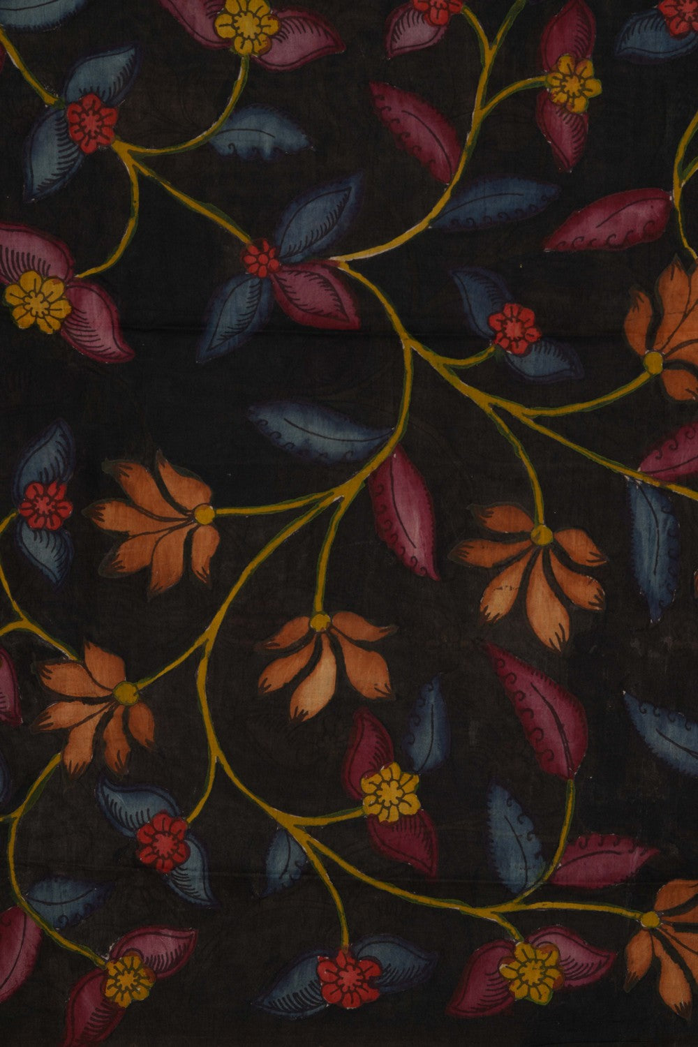 Image of Mangalgiri Kalamkari Dupatta