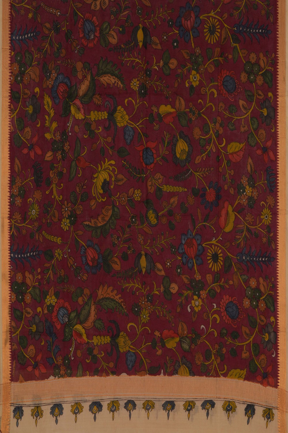 Image of Mangalgiri Kalamkari Dupatta