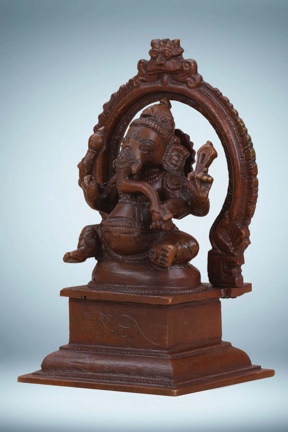 Image of Brass Ganesha In Sitting Style