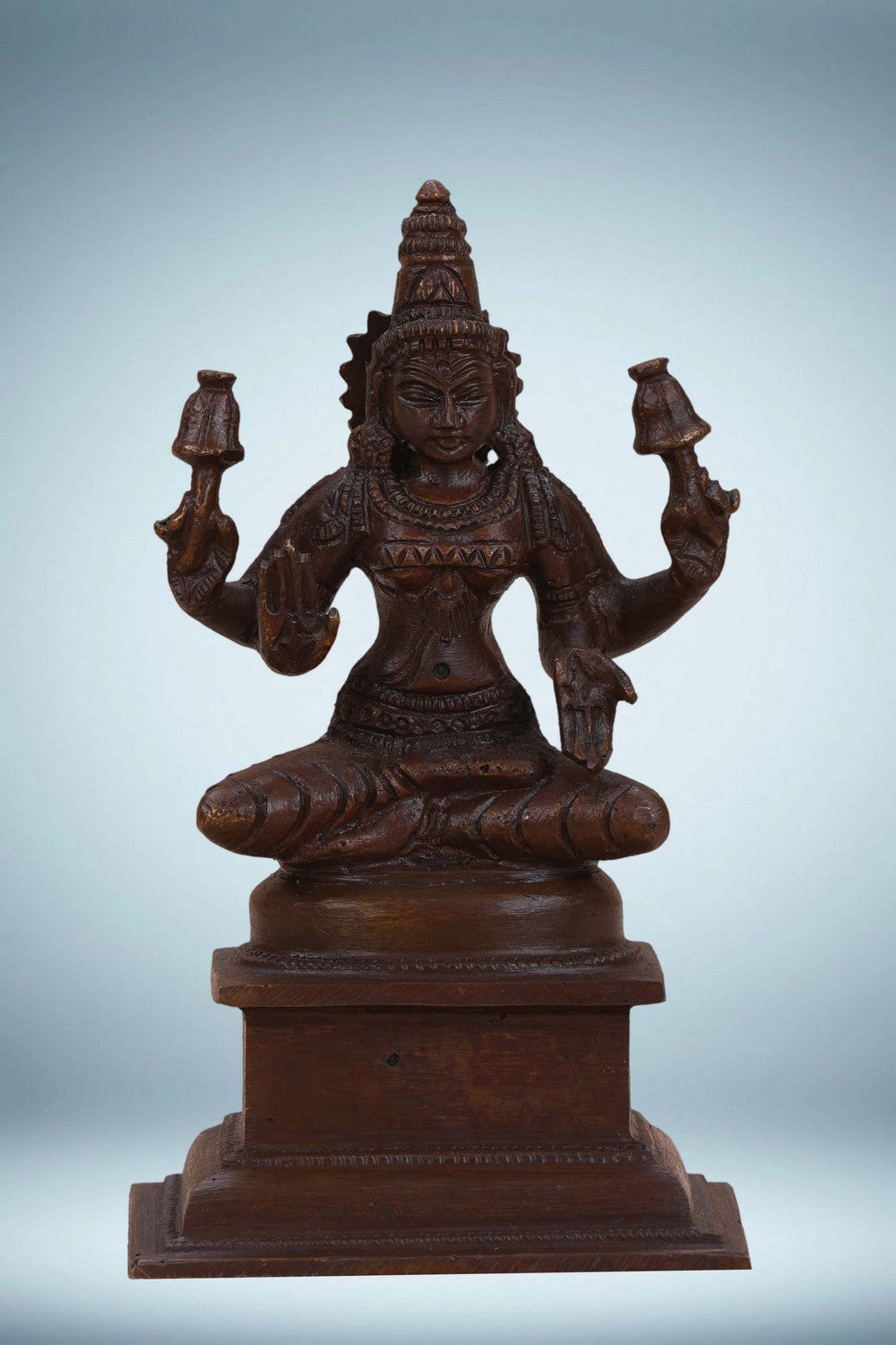 Image of Bronze Lakshmi Maa sitting posture