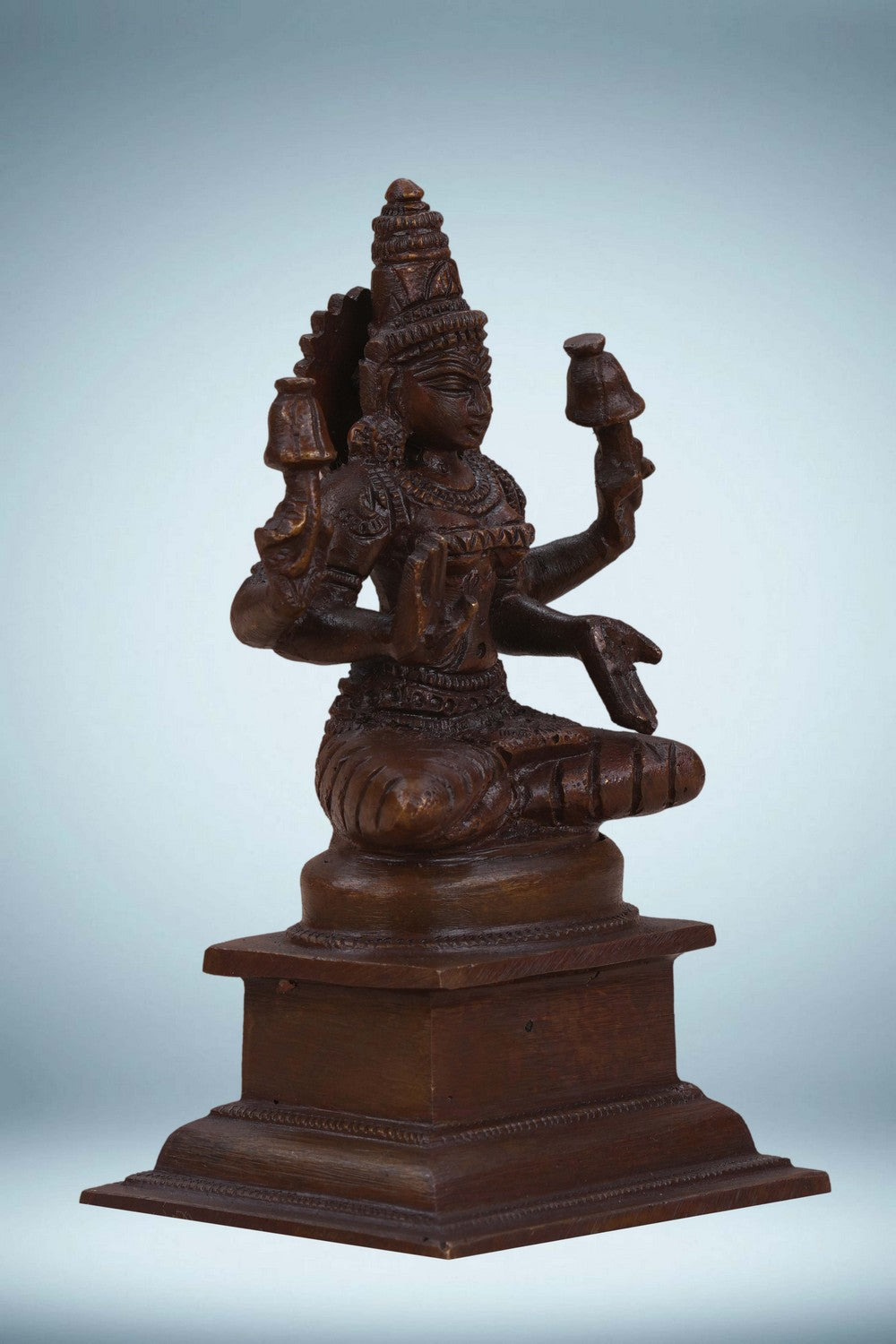 Image of Bronze Lakshmi Maa sitting posture
