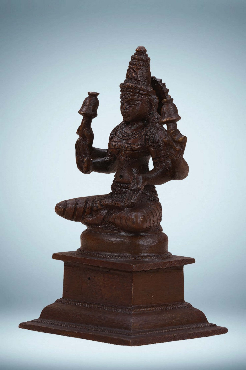 Image of Bronze Lakshmi Maa sitting posture