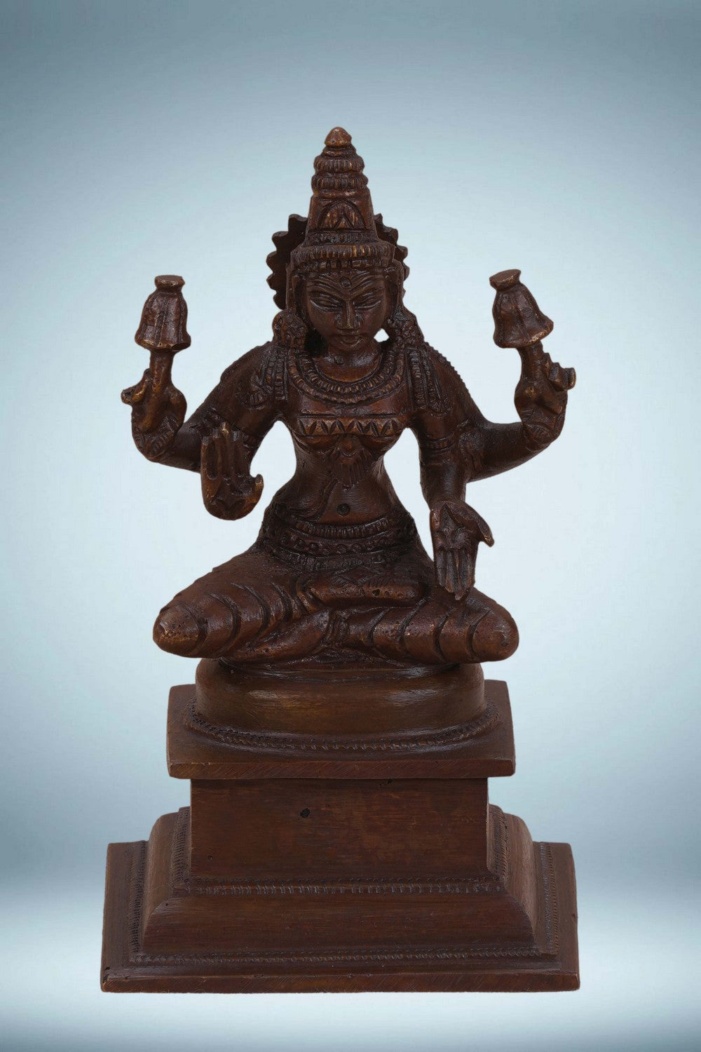 Image of Bronze Lakshmi Maa sitting posture