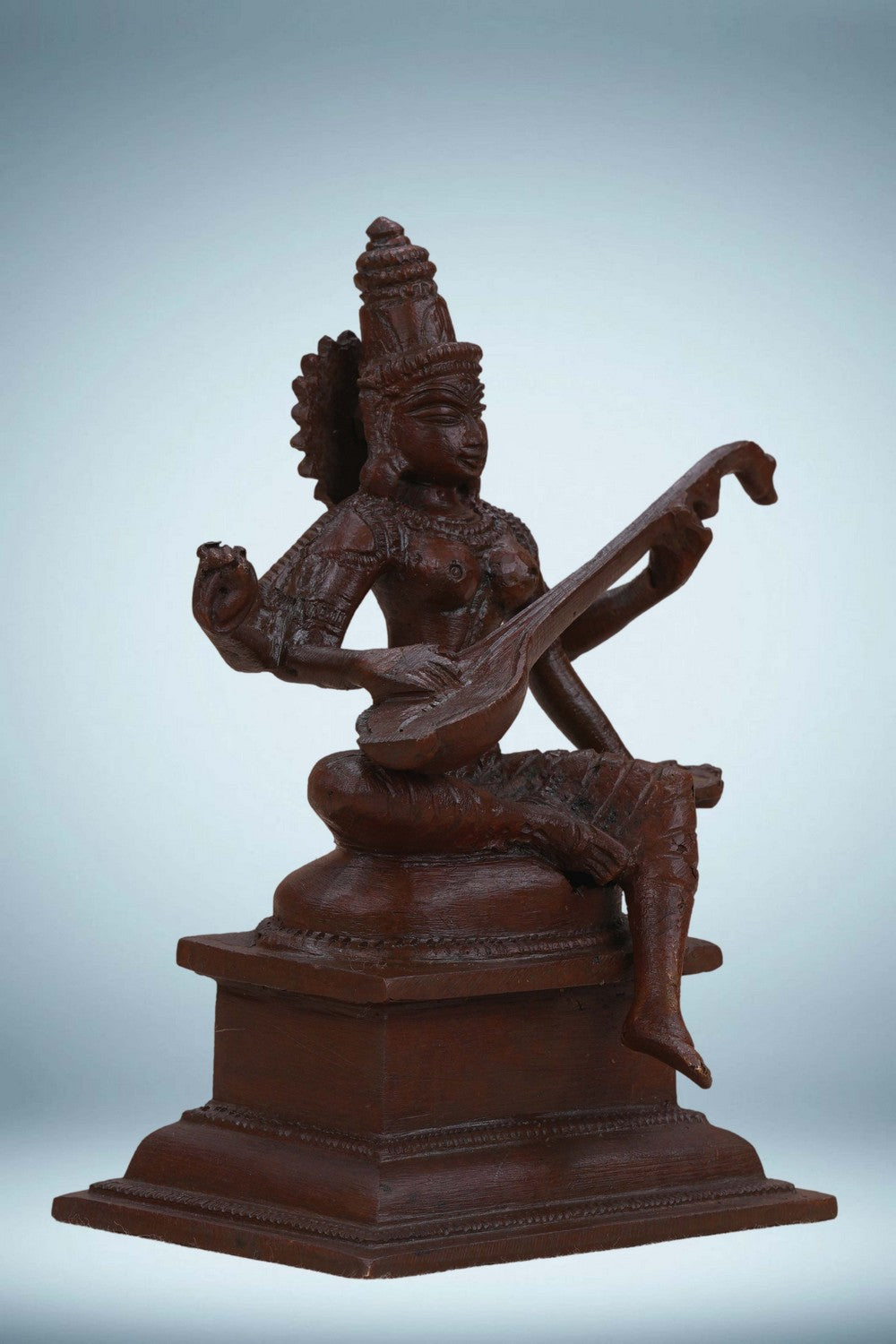 Image of Goddess Saraswati Bronze Statue
