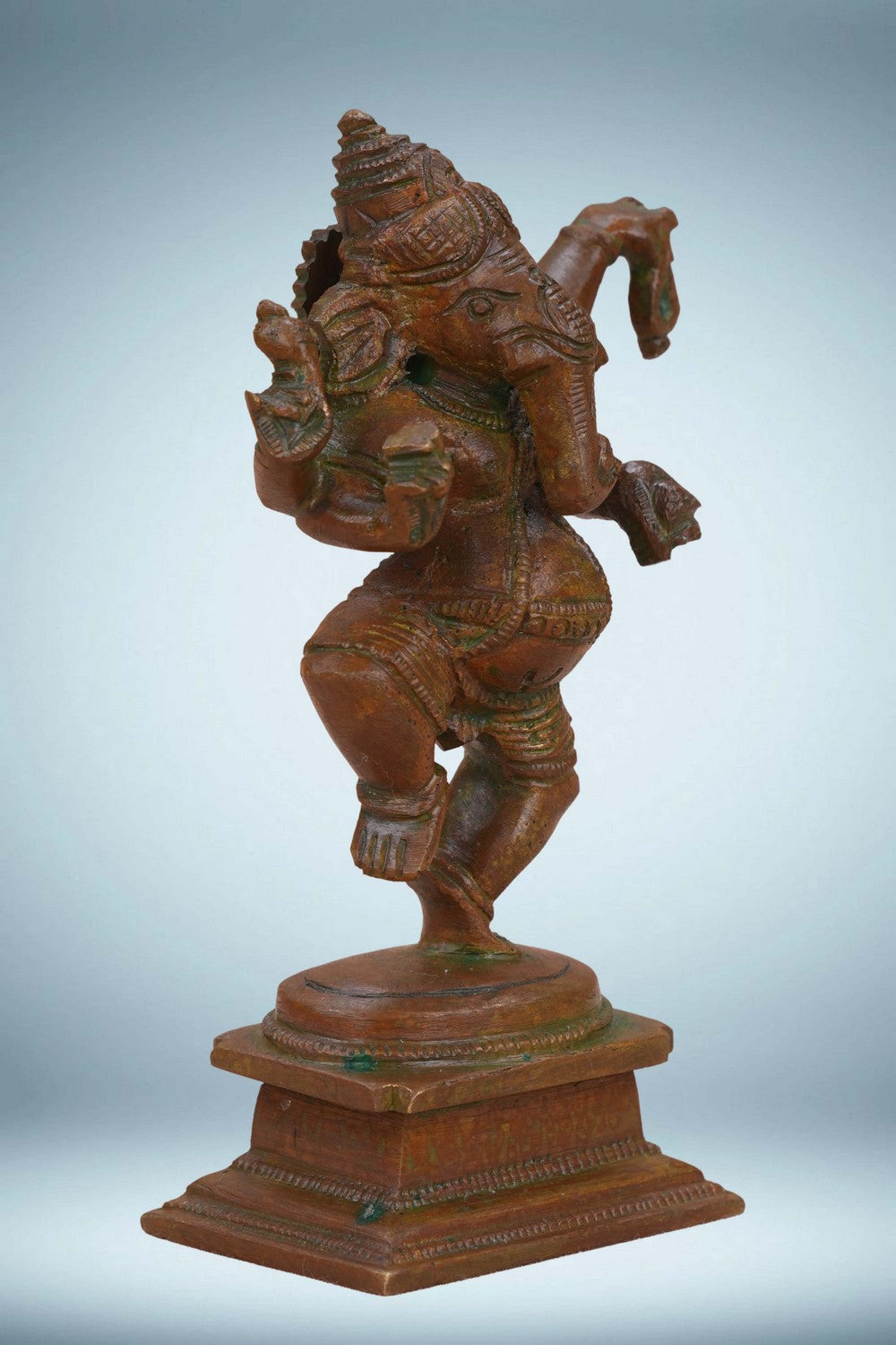 Image of Bronze Natya Ganapati is a traditional depiction symbolising joy