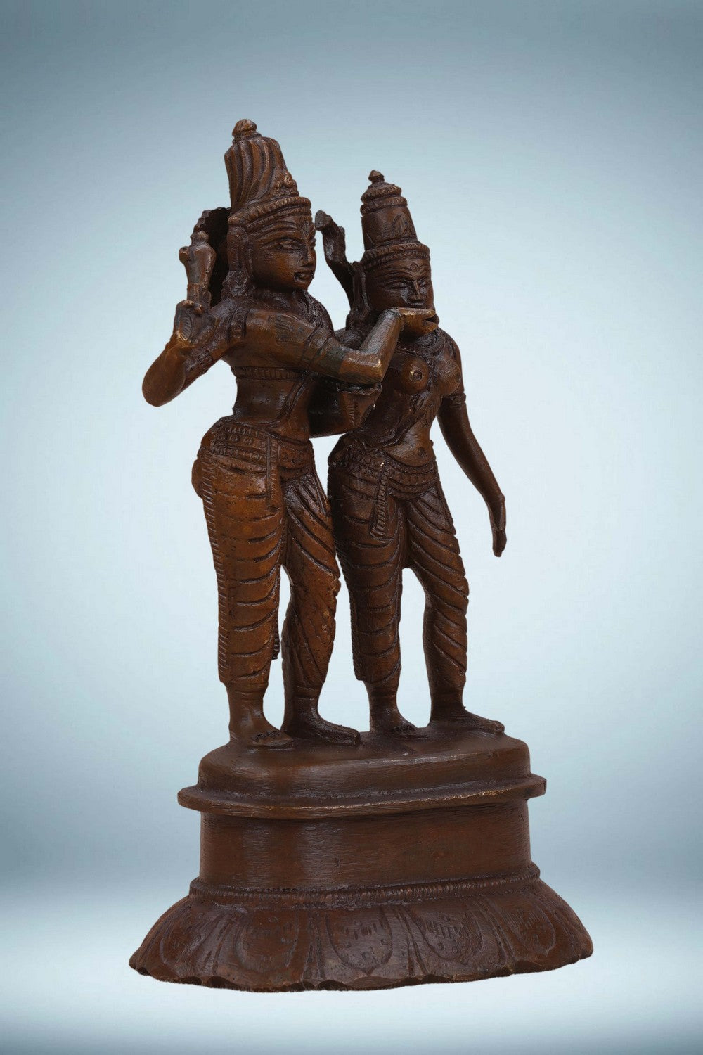 Image of Bronze Vishnu and Satyamabham