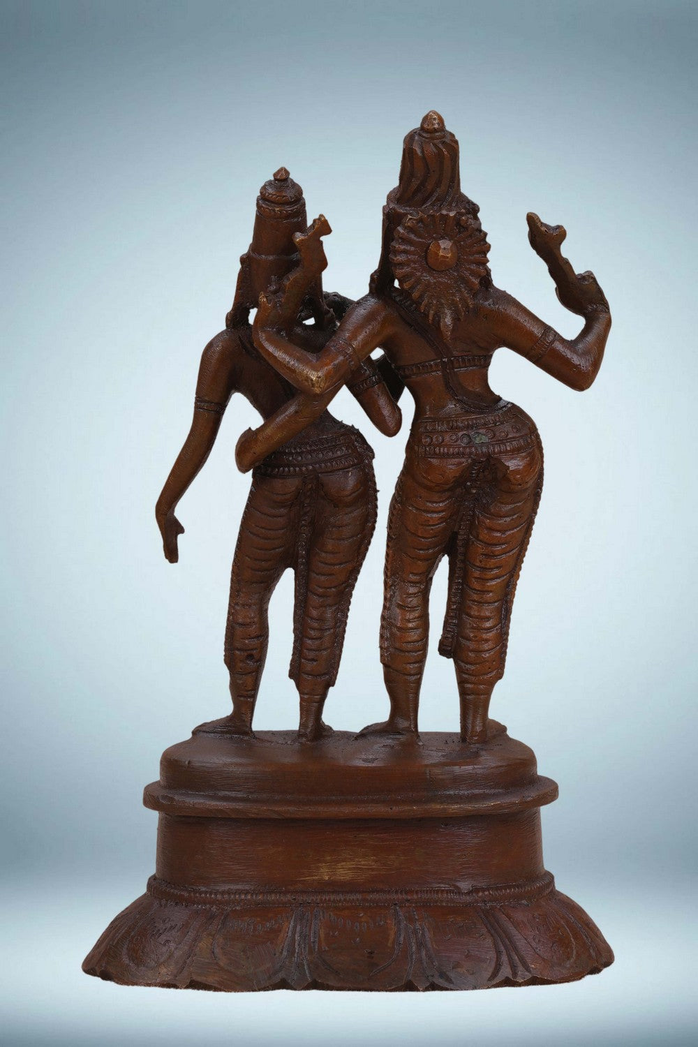Image of Bronze Vishnu and Satyamabham