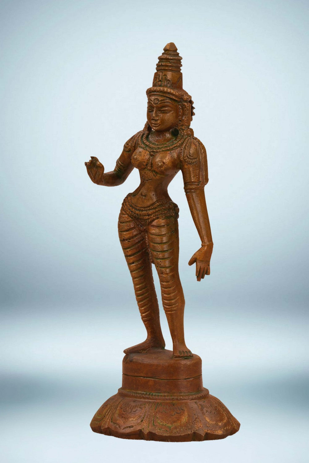 Image of A Bronze Devi in dancing posture