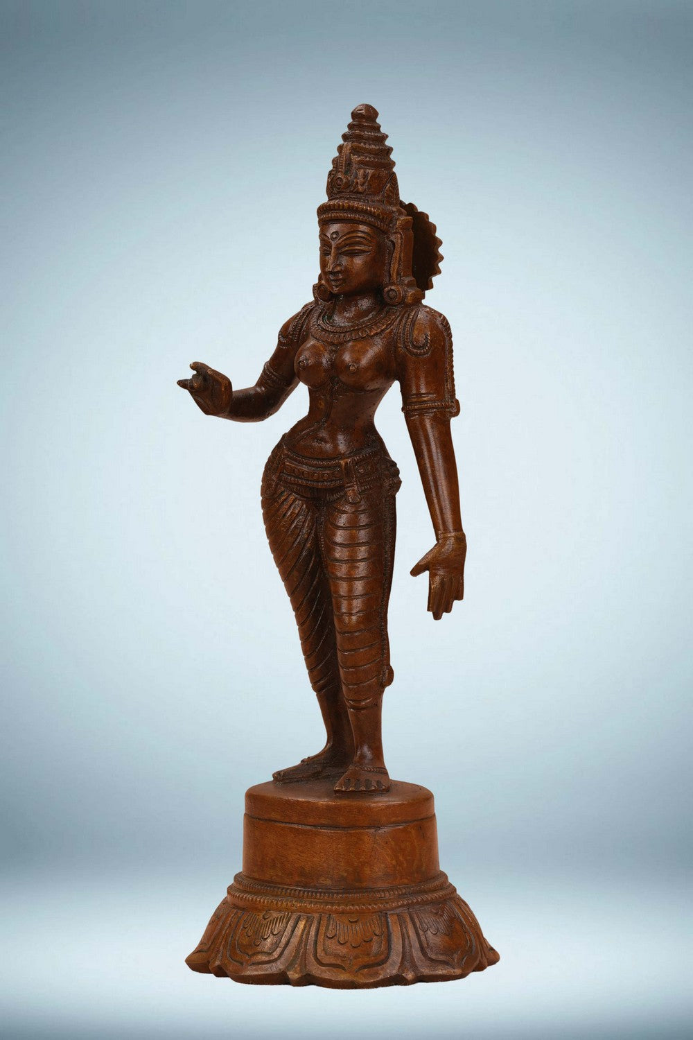 Image of A Bronze Devi in dancing posture