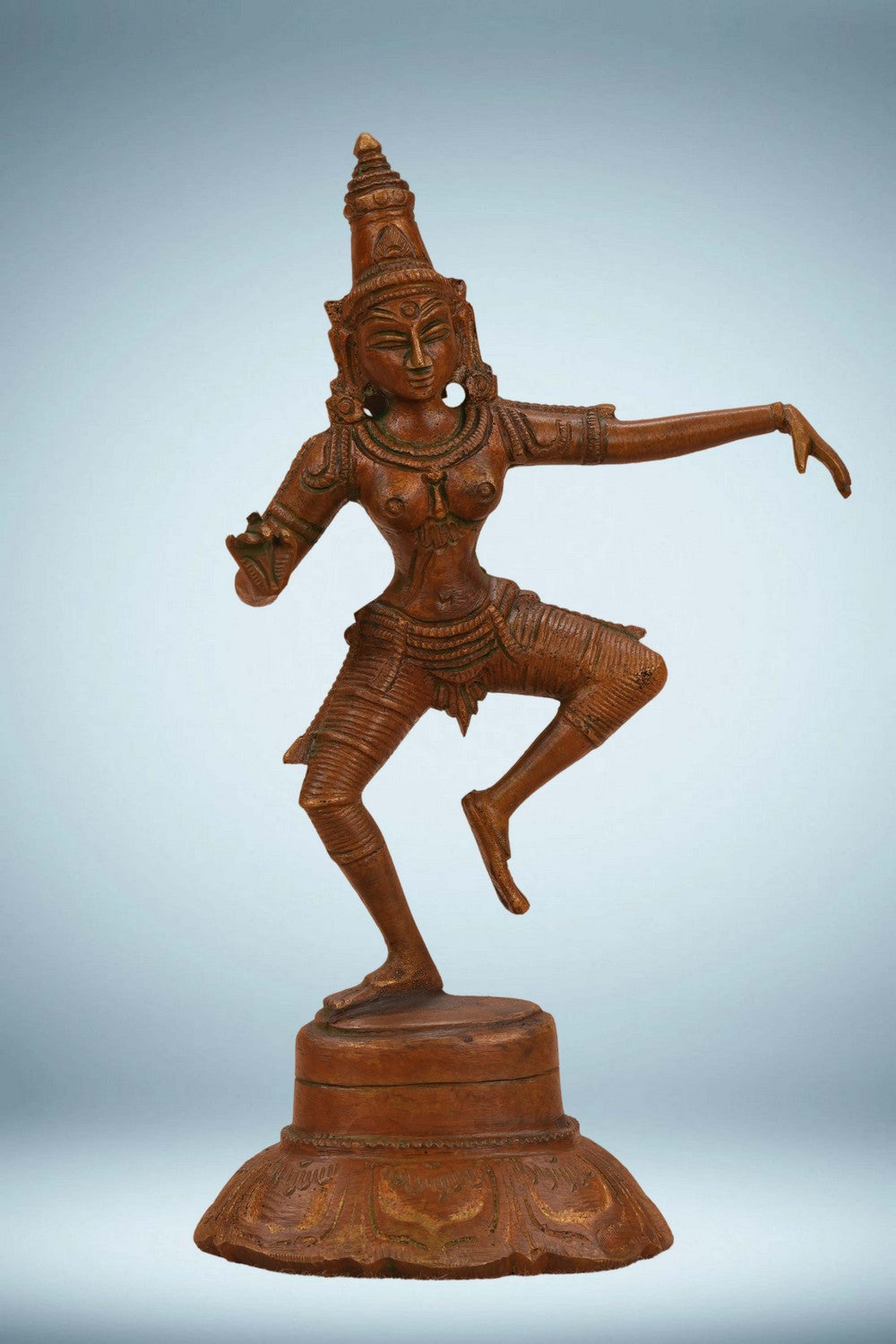Image of A Bronze Devi in dancing posture