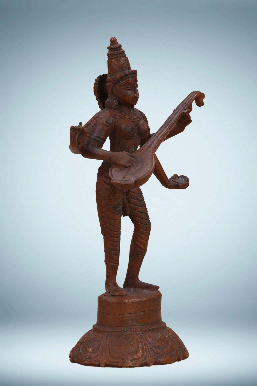 Image of Goddess Saraswati Bronze Statue