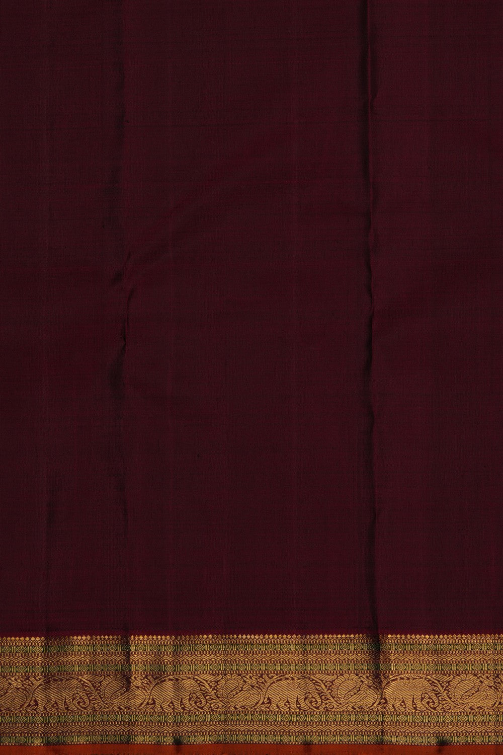 Kanchipuram Silk Kattam Green Saree