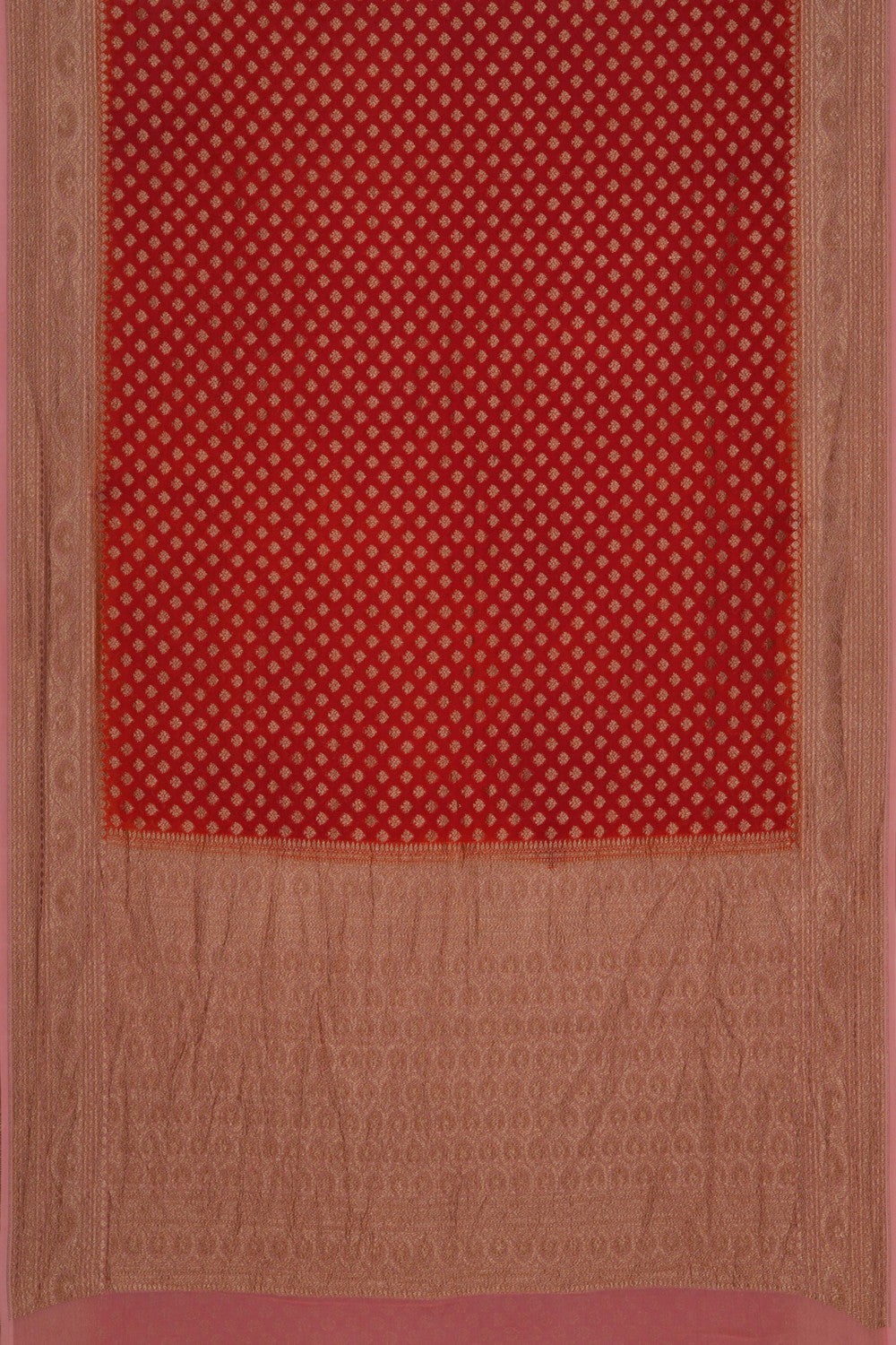 Image of Banarasi Georgette Red Saree