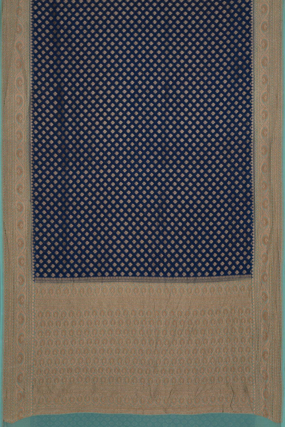 Banarasi Georgette Blue Saree