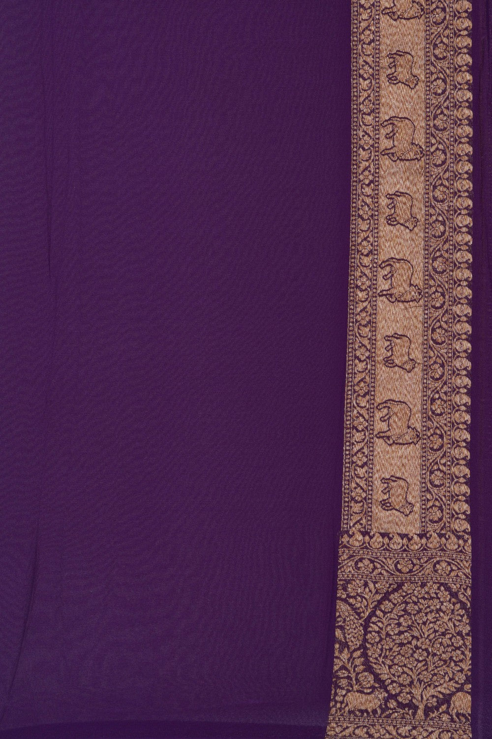 Banarasi Georgette Pink Saree