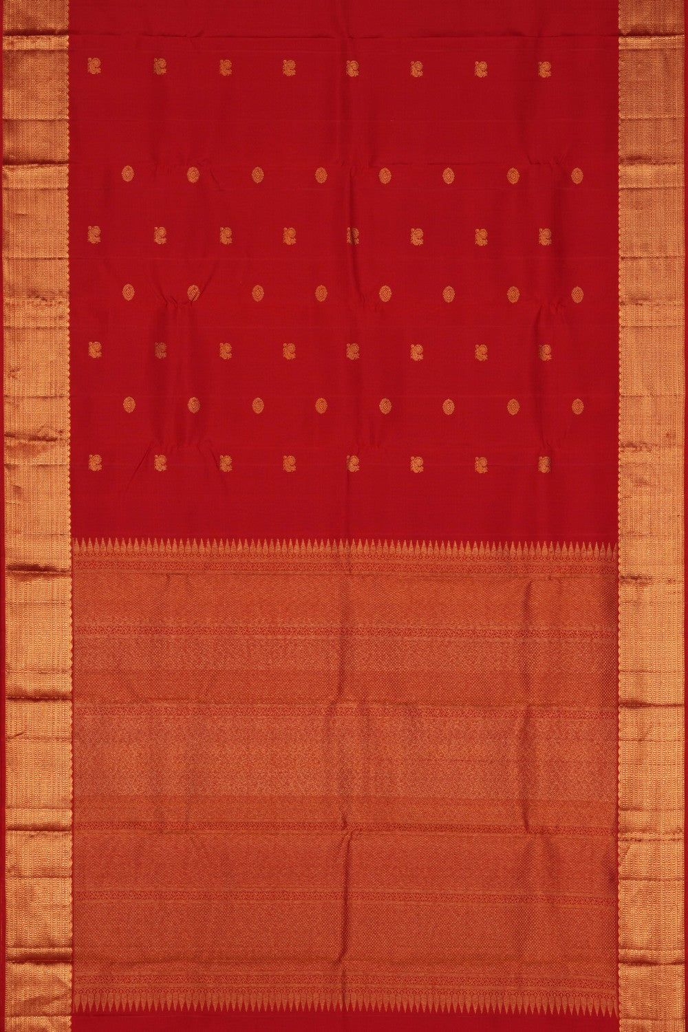 Arani Silk Red Saree