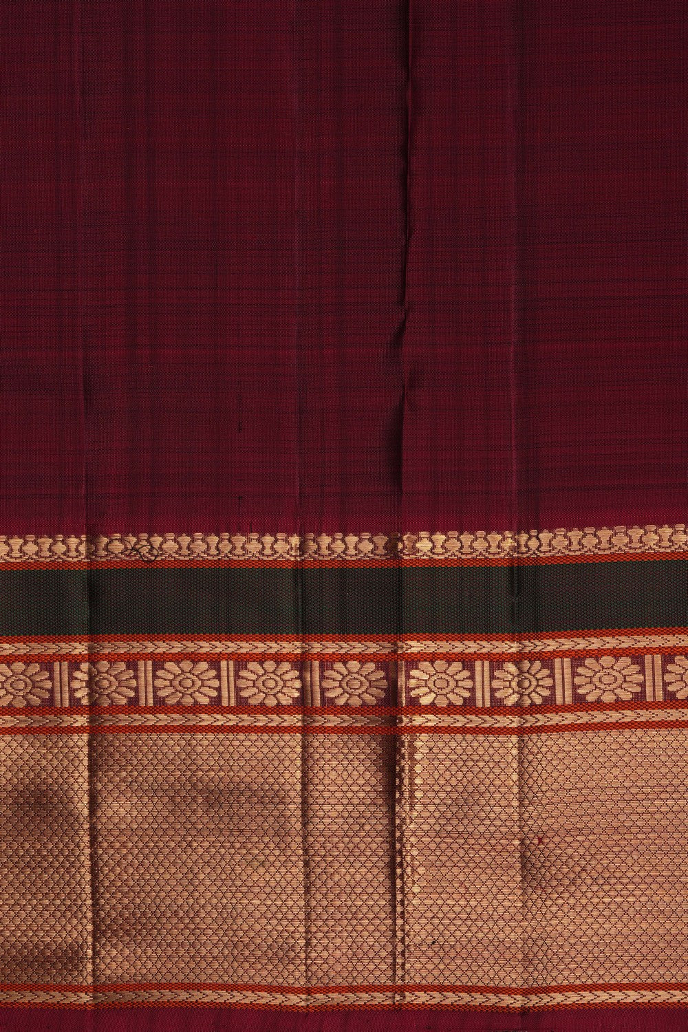 Arani Silk Teal Blue Saree