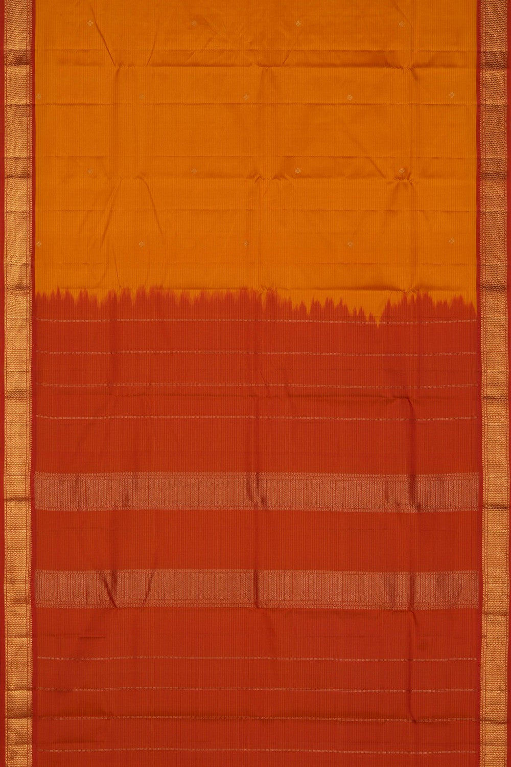 Image of Arani Silk Yellow Saree